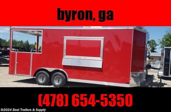 2023 Covered Wagon 8.5x20 Concession trailer w bbq porch available in Byron, GA