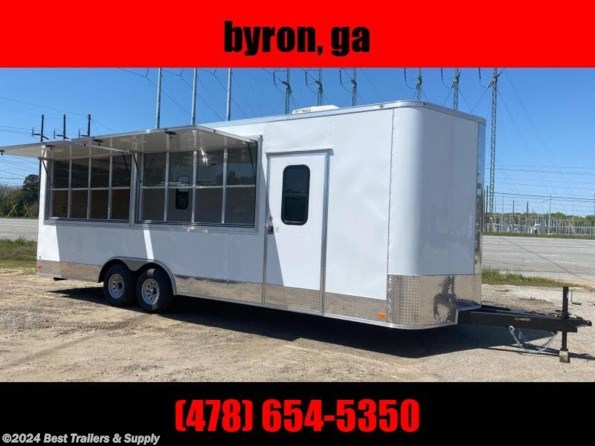 2022 Covered Wagon 8.5X24 8' Interior concession trailer Electric Pac available in Byron, GA