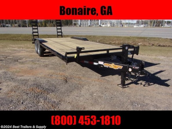 2022 Down 2 Earth 102X24 drive over fenders equipment trailer flatbe available in Byron, GA