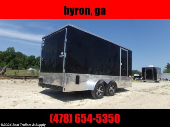 2022 Diamond Cargo 7x16 MCP blk ramp door available in Byron, GA