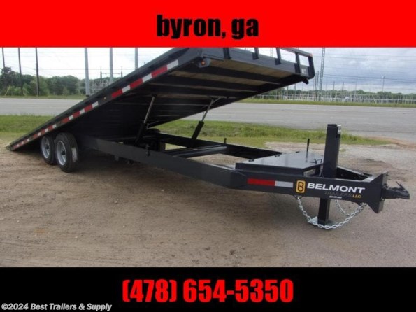 2022 Belmont equipment 102x24 16k Hydraulic tilt deck trailer available in Byron, GA