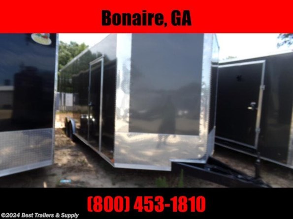 2022 Elite Trailers 8.5x24 trailer 10k GRAY Enclosed Carhauler w/ Ramp available in Byron, GA