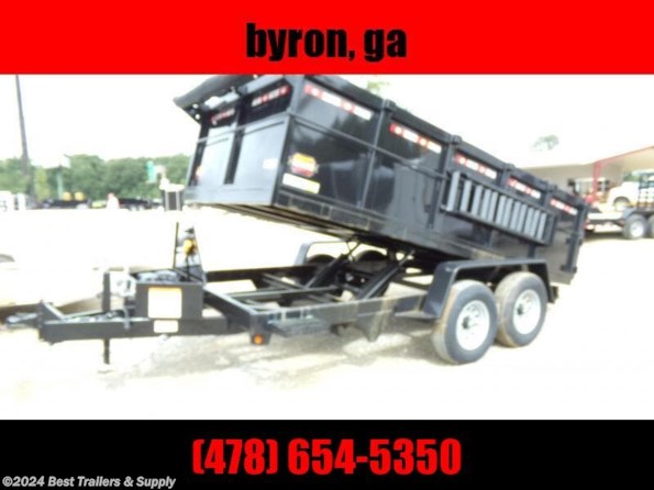 2022 Covered Wagon 7X14 dump trailer 3ft Sides 14k w/ Tarp & Spare available in Byron, GA
