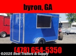 2023 Empire Cargo 6x12 blue w/ Concession Door