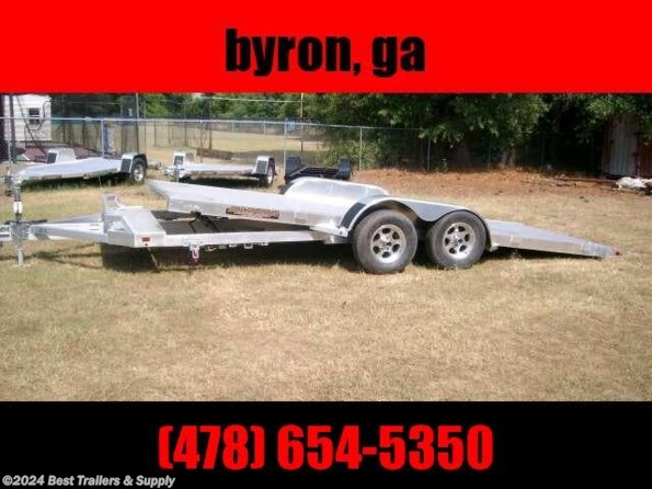 2024 Aluma 8218 Tilt aluminum carhauler trailer aluminum available in Byron, GA