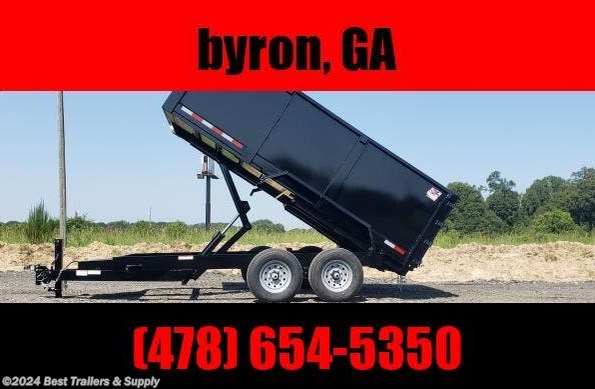 2023 Hawke 7x14 48 high side Low Pro dump traILER equipment t available in Byron, GA
