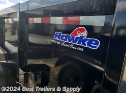 2024 Hawke 7x16 36" High Side Low Pro dump trailer with ramps