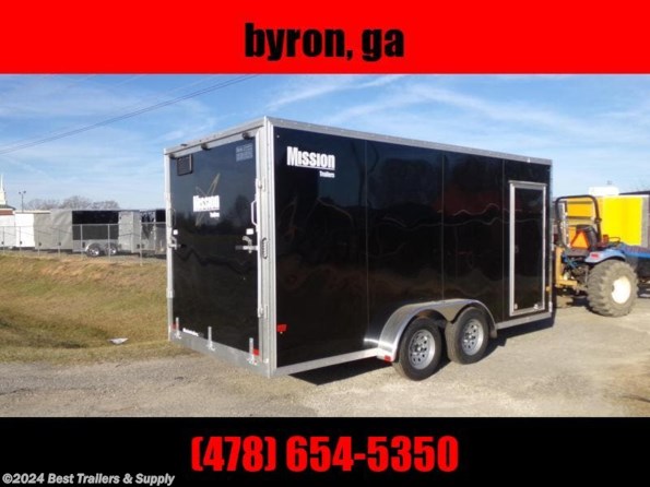 2022 E-Z Hauler 7x16 all aluminum enclosed cargo motorcycle traile available in Byron, GA