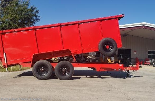 2024 Down 2 Earth 7x16 48 high side 14k equipment dump trailer available in Byron, GA