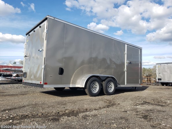 2024 Covered Wagon 7x18 ta pewter enclosed trailer available in Byron, GA