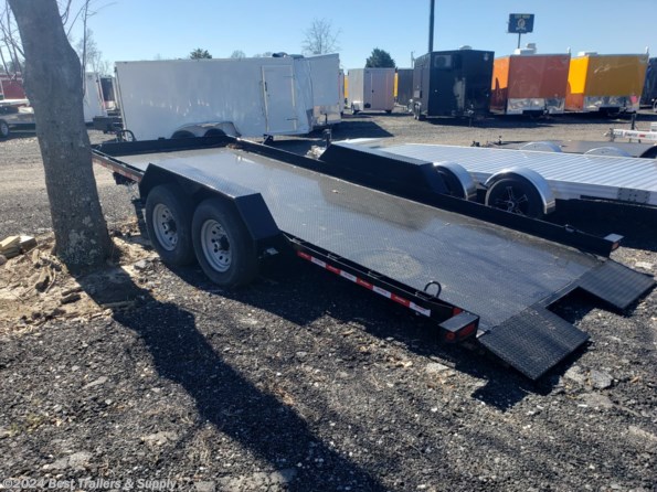 2024 Liberty 80 X 18 tandem axle tilt 14k trailer available in Byron, GA