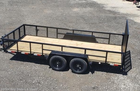 2024 Down 2 Earth 76X16 high side utility trailer 7x16 available in Byron, GA