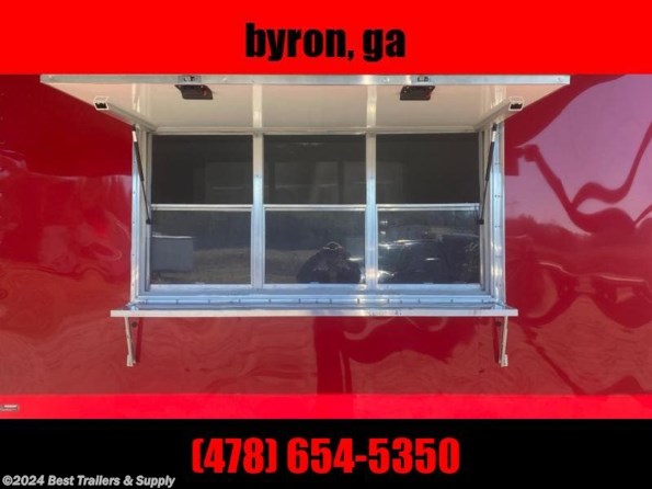 2024 Freedom Trailers 8x24 Concession trailer w awning and sinks AC available in Byron, GA