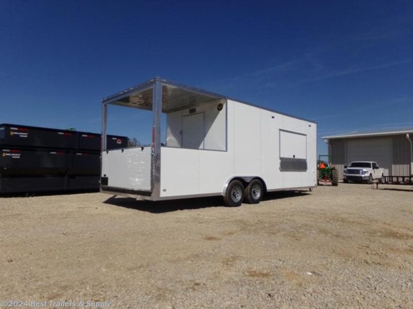 2024 Elite Trailers 8.5 x 24 bbq smoker concession vending competition available in Byron, GA