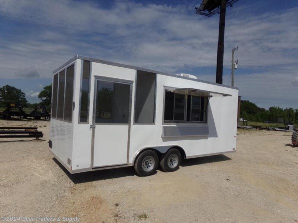 2023 Rock Solid Cargo 8X22 Concession trailer w screened in porch 8.5x22 available in Byron, GA