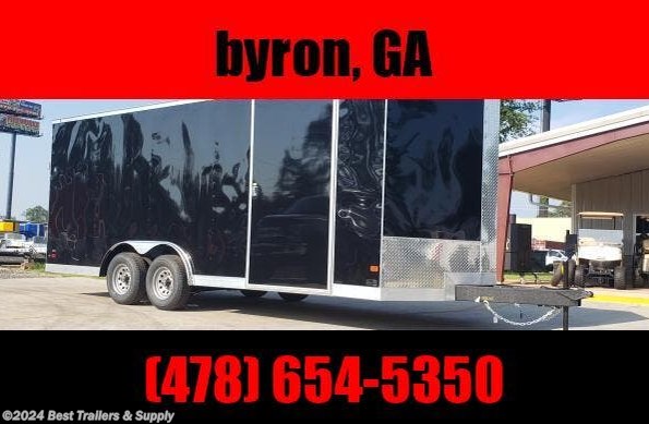 2024 Covered Wagon 8.5X20 black Ramp Door Car Hauler trailer available in Byron, GA