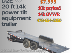 2024 Down 2 Earth 82x20 14k Power Tilt Steel Deck car hauler equipme