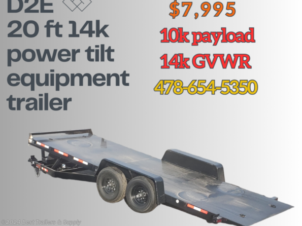 2024 Down 2 Earth 82x20 14k Power Tilt Steel Deck car hauler equipme available in Byron, GA