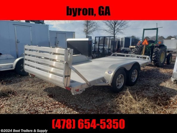 2018 Aluma 8214 carhauler trailer aluminum7x14 available in Byron, GA