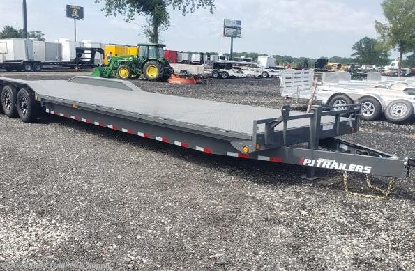 2024 PJ Trailers Carhauler 36ft 2 car hauler trailer wide body drive over fen available in Byron, GA