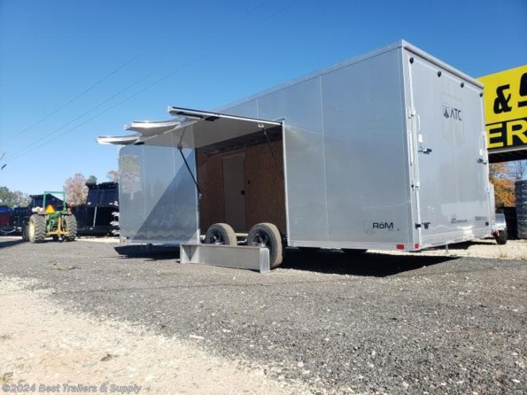 2024 ATC Trailers 8 X 24 ROM 300 b;acl bl;ackout carhauler trailers available in Byron, GA