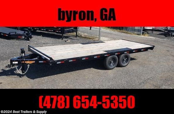 2023 Down 2 Earth 102 x 20-10k deck over equipment trailer flatbed available in Byron, GA
