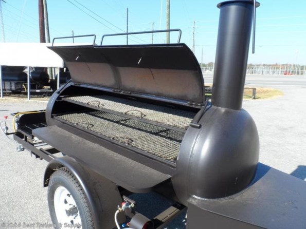 2021 Bubba Grills 250R310 Reverse Flow BBQ smoker trailer consession available in Byron, GA