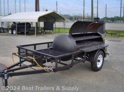2021 Bubba Grills 250R510 Reverse Flow w shelf BBQ smoker trailer co
