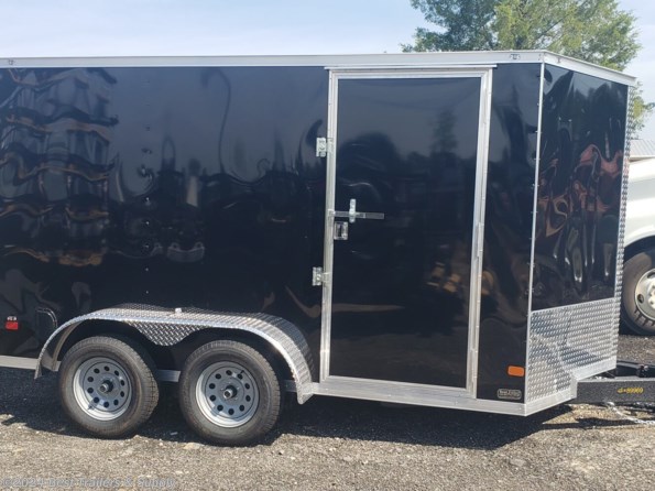 2024 Covered Wagon 7x14 blackoutW extra wide Ramp Door available in Byron, GA