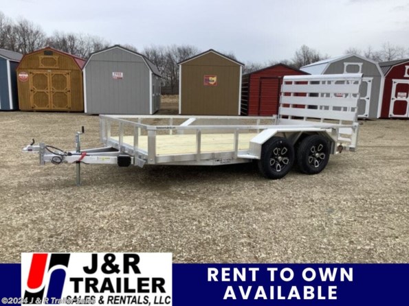 2024 Hometown Trailers 76x14TA Utility Trailer Tail Gate available in Orrville, OH