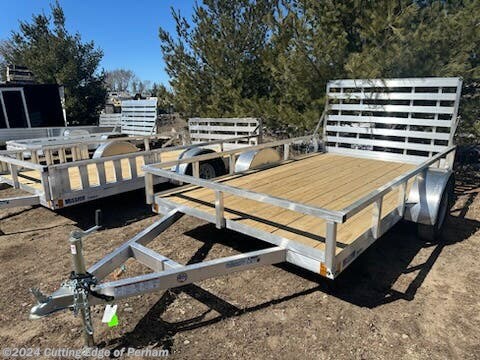 2024 Mission Trailers MU 80x14 aluminum utility trailer available in Perham, MN