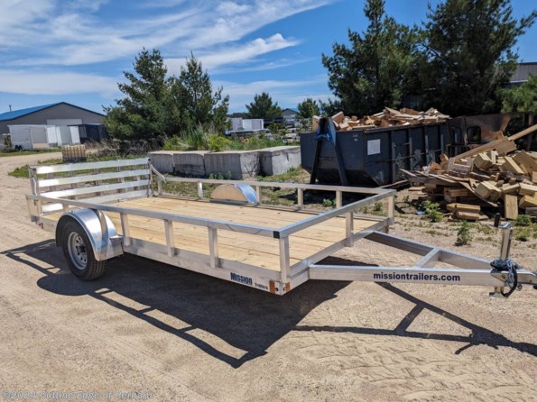 2024 Mission Trailers 80x14 Bi-fold tailgate available in Perham, MN