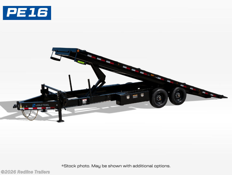 2025 Load Trail PE 102" x 24' Tandem Pintle Hook Equipment Tilt Deck