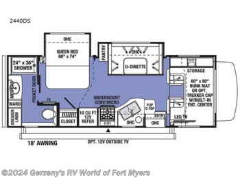 New 2024 Forest River Sunseeker 2440DS available in Port Charlotte, Florida