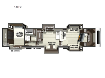 New 2027 Forest River RiverStone 425FO available in Bunker Hill, Indiana