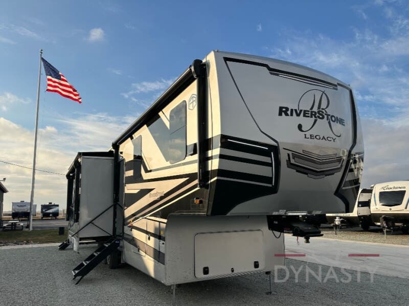 New 2025 Forest River RiverStone 44DBL available in Bunker Hill, Indiana