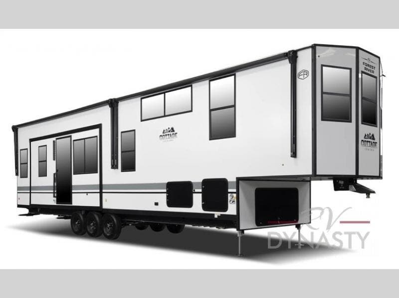 New 2026 Forest River Cedar Creek Cottage Fifth Wheels 412FWC available in Bunker Hill, Indiana