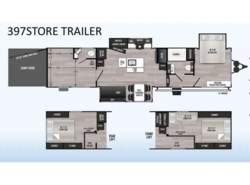 New 2026 Forest River Cherokee Rogue Store 397STORE available in Bunker Hill, Indiana