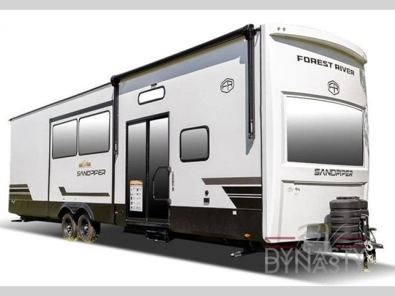 New 2027 Forest River Sandpiper Destination Trailers 411DBDL available in Bunker Hill, Indiana