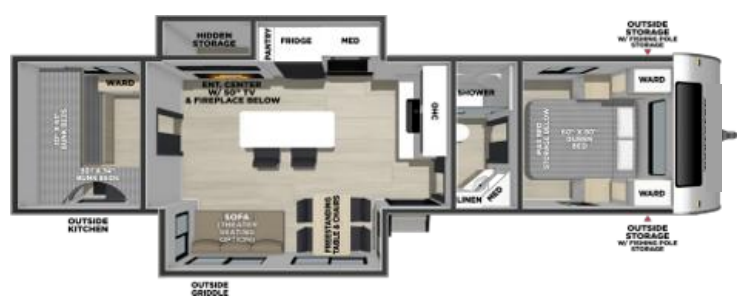 New 2027 Coachmen Freedom Express Ultra Lite 325BHDS available in Bunker Hill, Indiana
