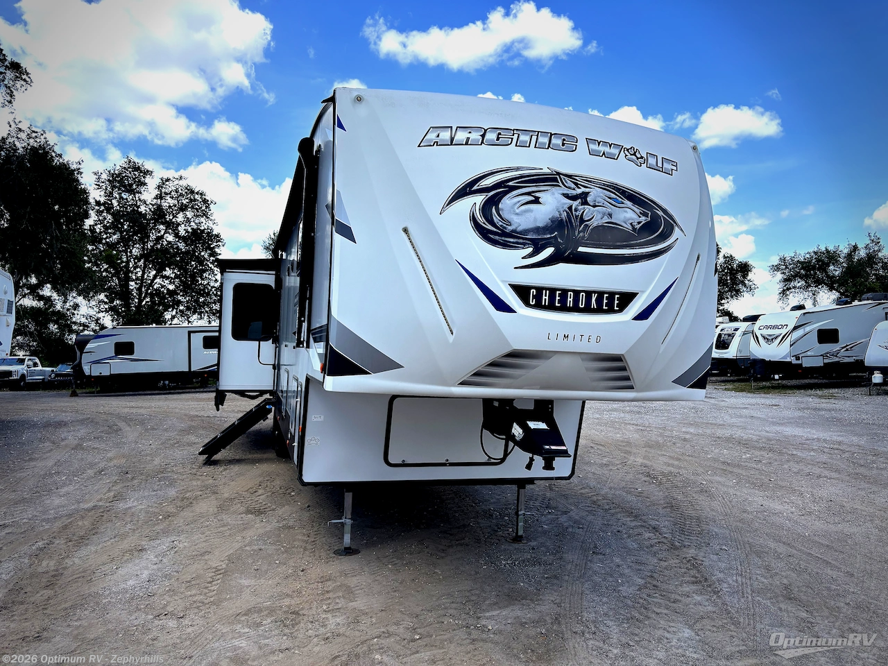 Used 2022 Forest River Cherokee Arctic Wolf Suite 3660 available in Zephyrhills, Florida