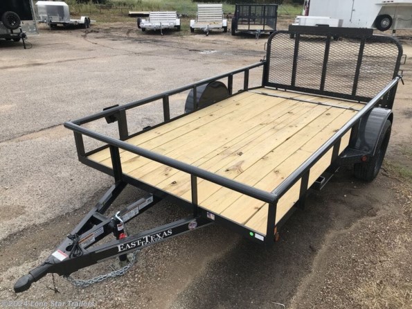 2024 East Texas Trailers | 6.5x12 | Utility Pipetop | 1-3.5k Axle | Gray | available in Lacy Lakeview, TX