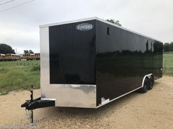 2024 Cargo Express XL | 8.5x24 |  SE Enclosed | 2-5.2k Aes | Black | Ram available in Lacy Lakeview, TX
