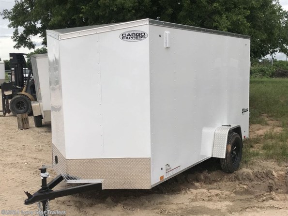 2024 Cargo Express EX | 6x12 |  DLX Enclosed | 1-3.5k Axle | White | Bar available in Lacy Lakeview, TX