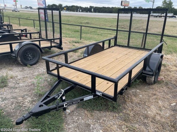 2024 Coffee Creek | 5x10 | Utility Pipetop | 1-3.5k Axle | Black | G available in Lacy Lakeview, TX