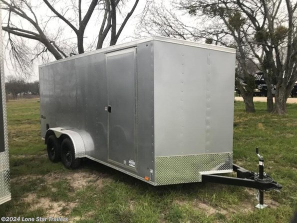 2024 Cargo Express EX | 7x16 |  DLX Enclosed | 2-3.5k Axles | Silver | R available in Lacy Lakeview, TX