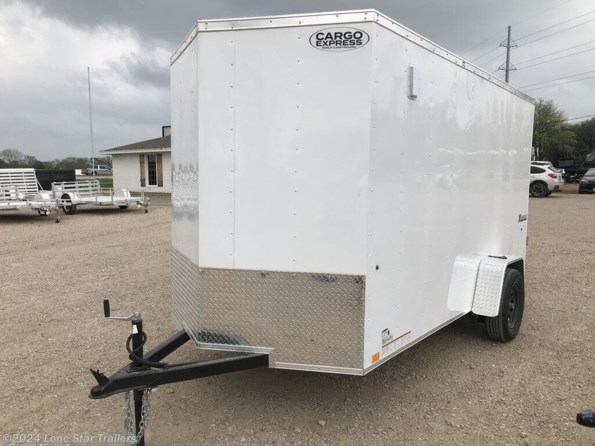 2024 Cargo Express | 6x12 | XLW Enclosed | 1-3.5k Axle | White | Ramp available in Lacy Lakeview, TX