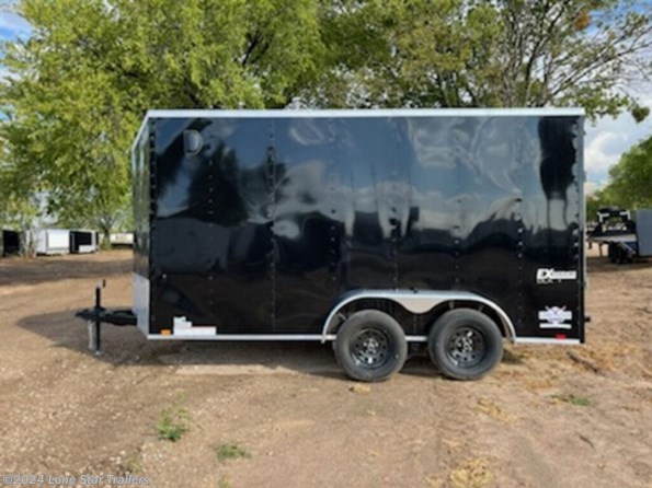 2024 Cargo Express EX | 7x14 |  DLX Enclosed | 2-3.5k Axles | Black | Re available in Lacy Lakeview, TX