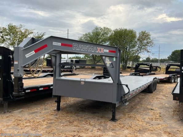 2023 RawMaxx | 8.5x36 | GN Equipment Hauler | 3-7k Axles | Grey available in Lacy Lakeview, TX