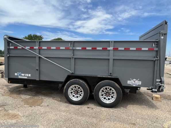 2024 BWISE | 82x16 | Ultimate Dump | 2-8k axles | Black/Gray available in Lacy Lakeview, TX